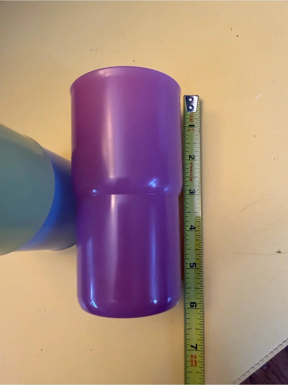 Tupperware vintage Colorful Plastic Stacking Cups - Yellow, Lavender, Purple